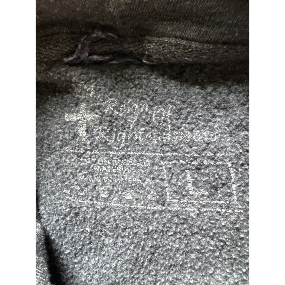 Reign of Righteousness Men Charcoal Grey Cross Crown Graphic Pullover Hoodie L - Picture 6 of 6